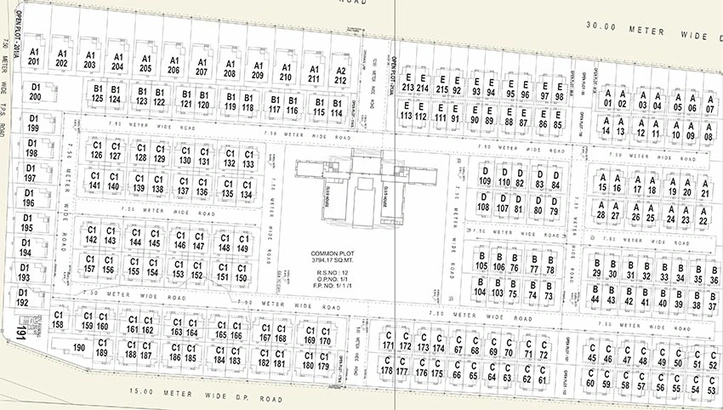 Master Plan of Darshanam Garden City in Maneja, Vadodara - Image 184134