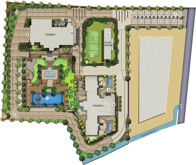 Master Plan of Vascon Windermere Phase 1 in Koregaon Park, Pune - Image 184184