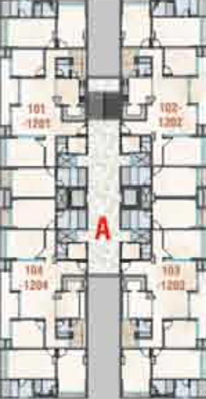 Floor Plan of Darshanam Splendora in Vasna Bhayli Main Road, Vadodara - Image 184245
