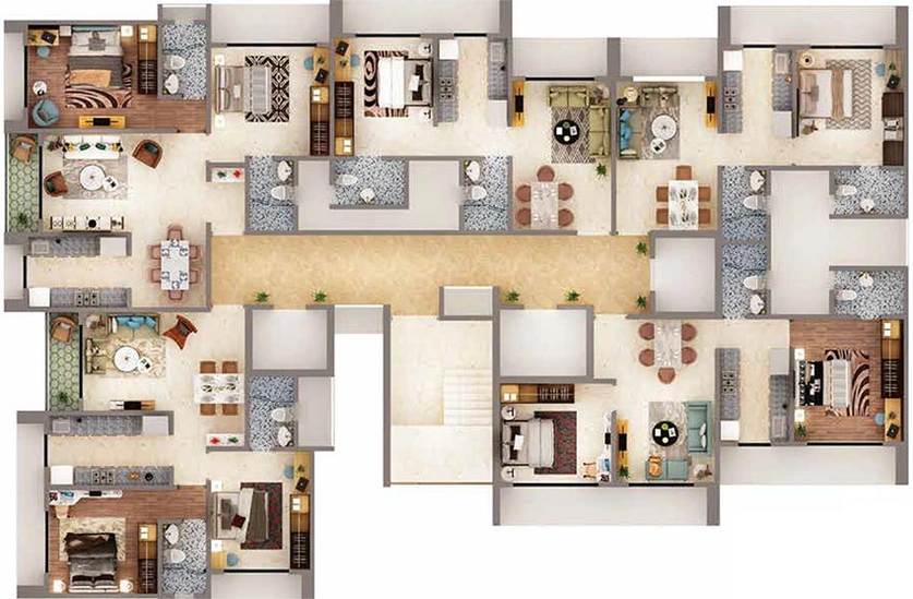 Floor Plan of Ary Umar Park in Andheri West, Mumbai - Image 184290