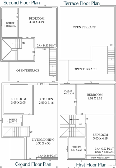 4 BHK House/Villa in Darshanam Waterlily in Vadsar Road, Vadodara - Image 821113