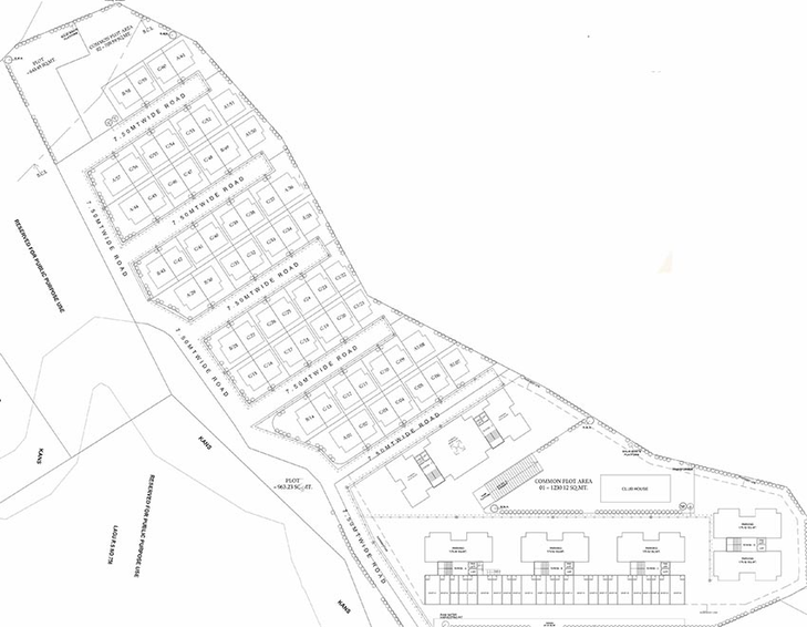 Master Plan of Darshanam Waterlily in Vadsar Road, Vadodara - Image 184399