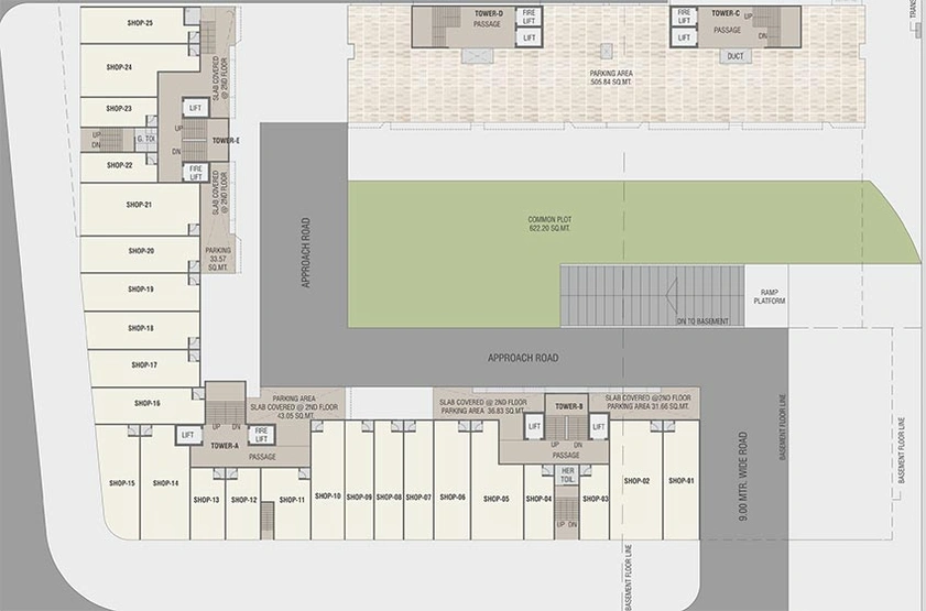 Master Plan of Earth Arica in Sama Savli Road, Vadodara - Image 184503