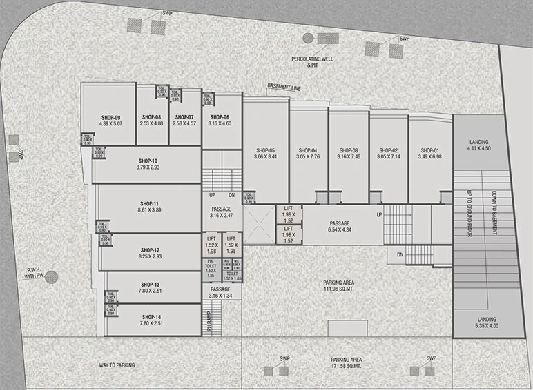 Master Plan of Aashtha Elite Heights in Waghodia Road, Vadodara - Image 184566