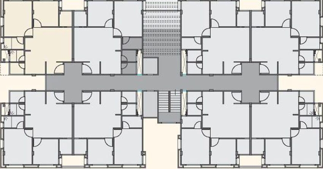 Floor Plan of Everest Dignity in Bhayli Road, Vadodara - Image 184719