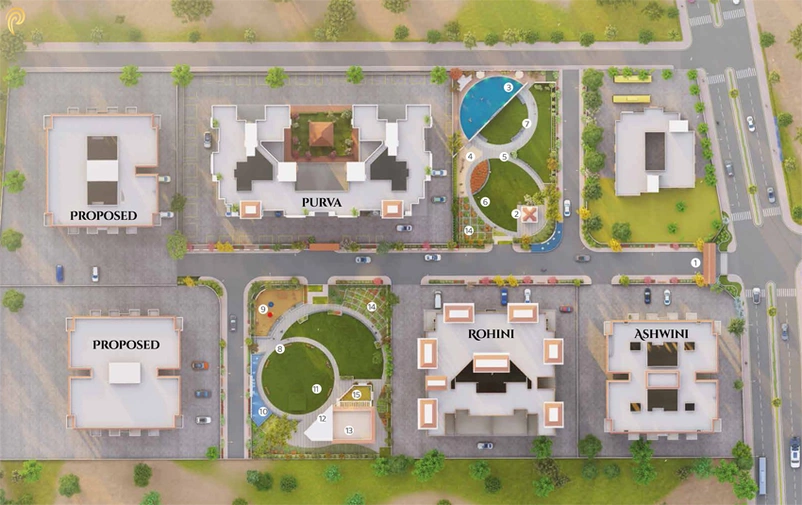 Master Plan of Rachana Purva in Friends Colony, Nagpur - Image 116211