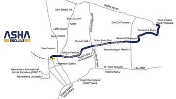 Location of VR Asha Enclave - Image 184810
