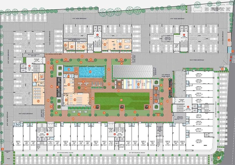 Master Plan of Fortune Prime in Manjalpur, Vadodara - Image 184868