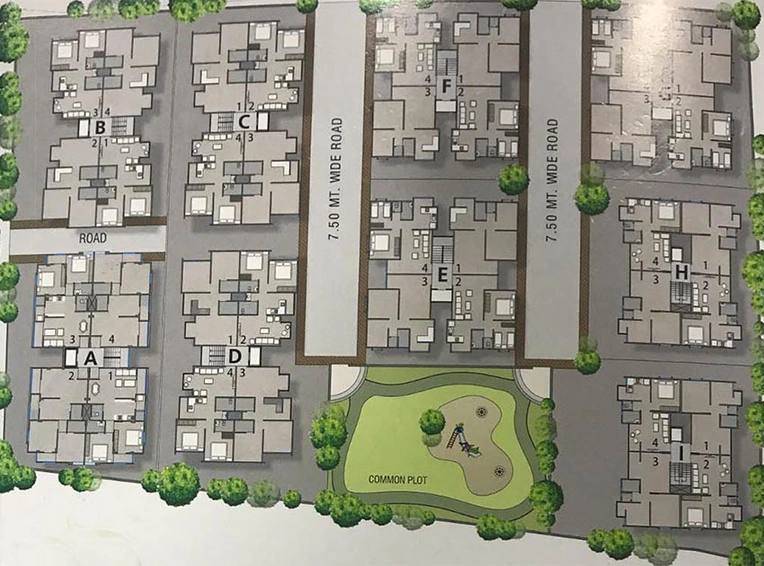 Master Plan of Aditya Barsana Residency in Undera, Vadodara - Image 184902