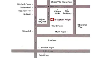 Location of Bhanubhai Bhagirath Heights - Image 184943