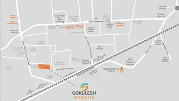 Location of Vraj Gokulesh Greens - Image 184939