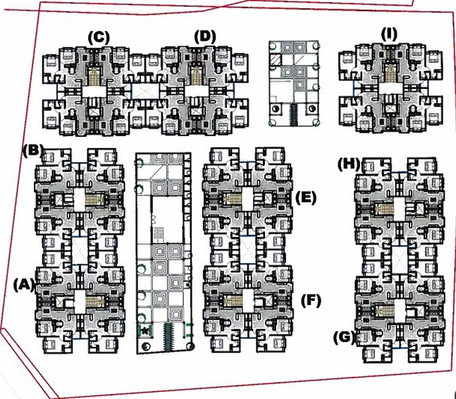 Master Plan of Neelkanth Bhavyam Homes in Atladara, Vadodara - Image 184958