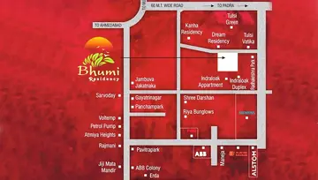 Location of Shree Bhoomi Residency - Image 184986