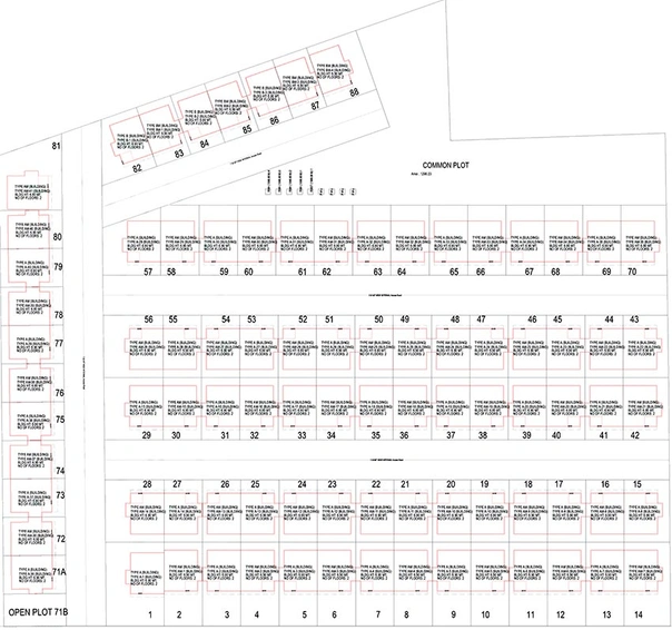 Master Plan of Shree Devashay Veronica in Kapurai, Vadodara - Image 185029