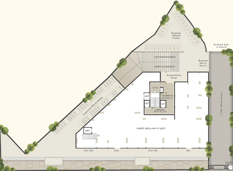 Master Plan of Guruprasad Divine Heritage in Manjalpur, Vadodara - Image 185080