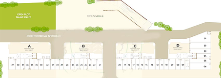 Master Plan of Ashwamegh DNG Noble Sky in Gotri, Vadodara - Image 185110