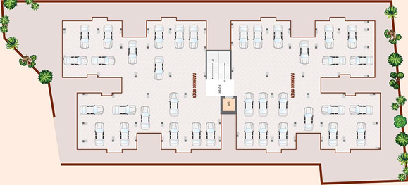 Master Plan of Jalashray Residency in Vemali, Vadodara - Image 185143