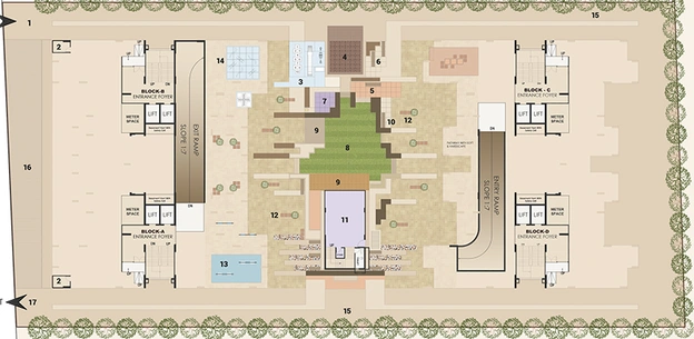Master Plan of Venus Deshna in Naranpura, Ahmedabad - Image 185156