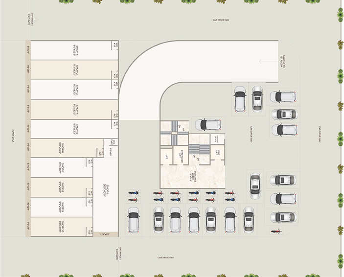Master Plan of SG Ashtavinayak Miracle in Pushpak Nagar, Navi Mumbai - Image 185258