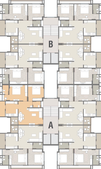 Floor Plan of Zircon Laxminarayan Residency in Atladara, Vadodara - Image 185320