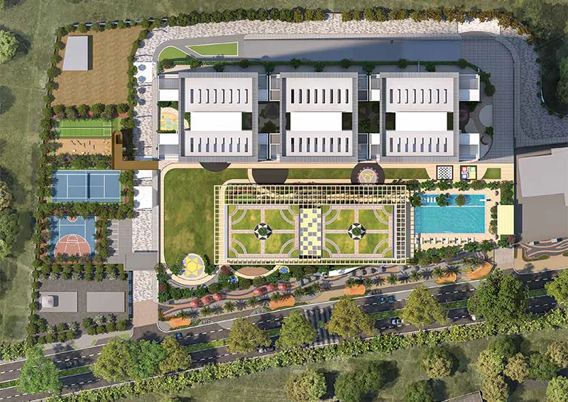 Master Plan of Mantra 1 Residences in Magarpatta, Pune - Image 185335