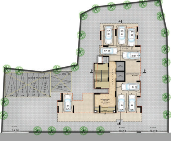 Master Plan of Sri 10 Square in Andheri East, Mumbai - Image 185359