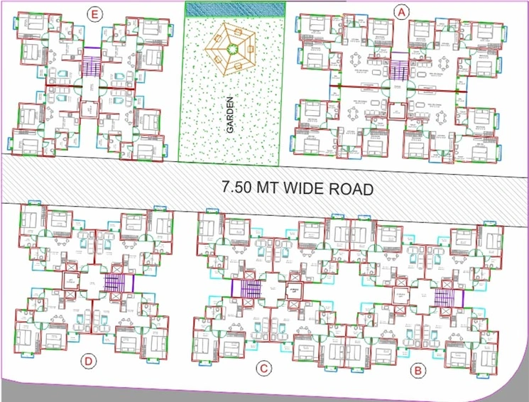 Master Plan of Lilleria Aashiana in Vemali, Vadodara - Image 185365