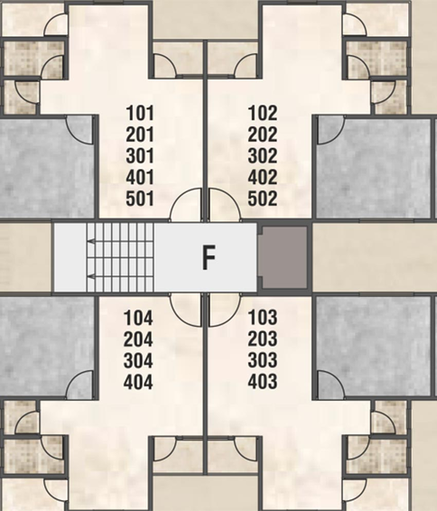 Floor Plan of Lakshya Live In in Sevasi, Vadodara - Image 185392