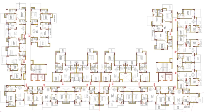 Floor Plan of Shree Shivgauri Residency in Jaitala, Nagpur - Image 115378