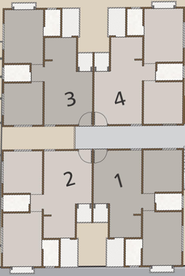 Floor Plan of Royal Lupin Larch in Bhayli Road, Vadodara - Image 185424
