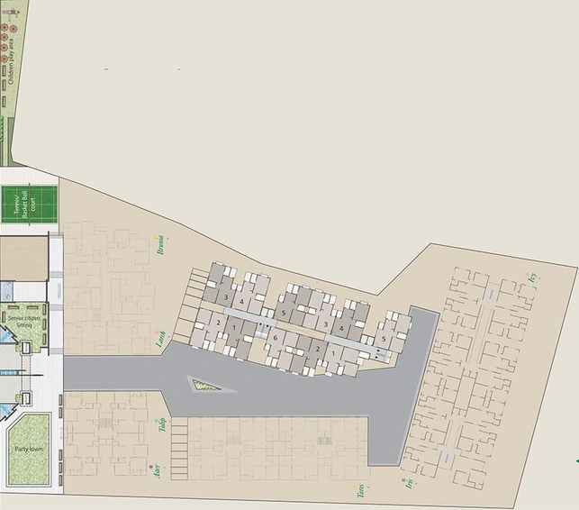 Master Plan of Royal Lupin Larch in Bhayli Road, Vadodara - Image 185425