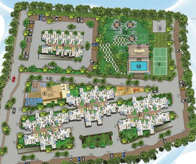 Master Plan of GRC Brundavan in Mysore Road, Bangalore - Image 185517