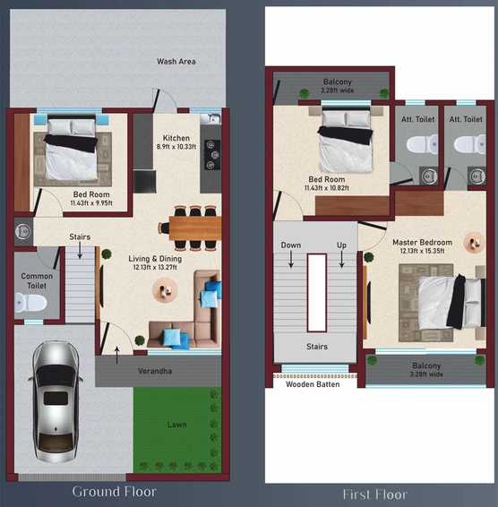 3 BHK House/Villa in R Sandesh City in Wardha Road, Nagpur - Image 752182