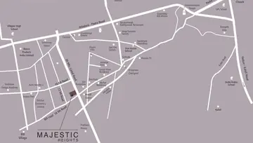 Location of Aashray Majestic Heights - Image 185741