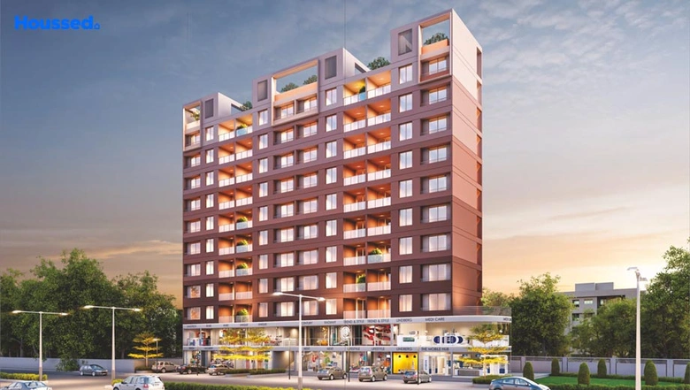 Project Image of Aashray Majestic Heights in Bill, Vadodara - Image 185739