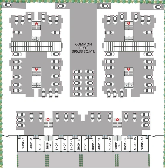 Master Plan of Unity Malabar Gold in Tarsali, Vadodara - Image 185753
