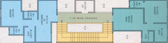 Floor Plan of Shree Mangalmurti Residency in Raopura, Vadodara - Image 185783