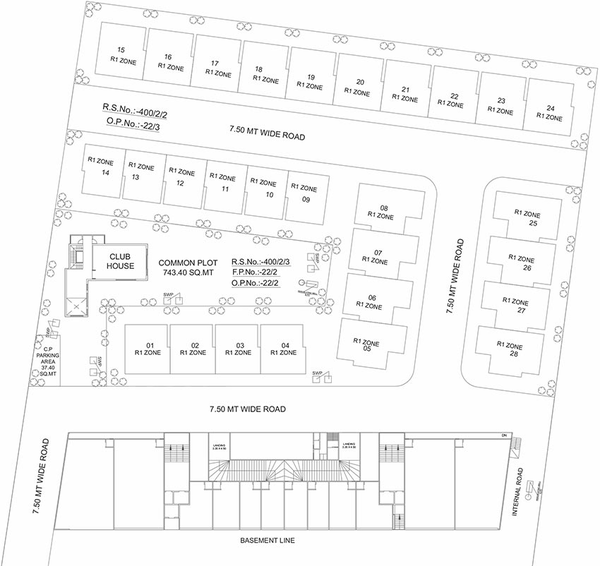 Master Plan of Harmony Serene in Waghodia Road, Vadodara - Image 185895
