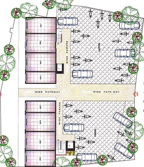 Master Plan of Dwarkesh Maruti Avenue in Wadi, Vadodara - Image 185901