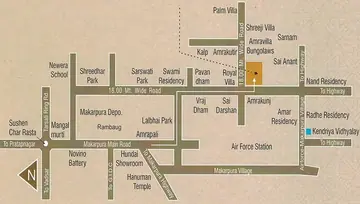 Location of Vraj Haveli Resi Cum Plaza - Image 185906