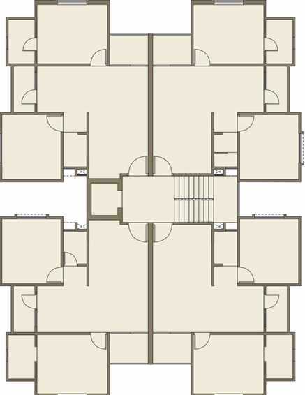 Floor Plan of Madhi Memories in Vadsar Road, Vadodara - Image 186027