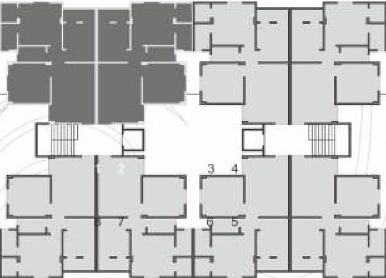 Floor Plan of Veer City Indrabhavan in Makarpura, Vadodara - Image 186052