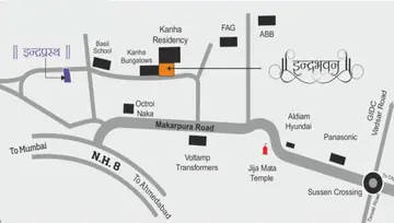 Location of Veer City Indrabhavan - Image 186051
