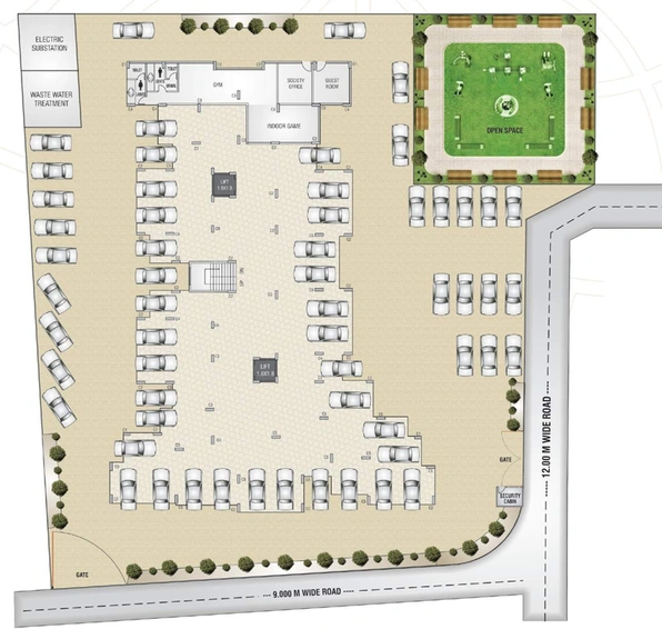 Master Plan of Shree Gajanan Vihar 2 in Besa, Nagpur - Image 116272
