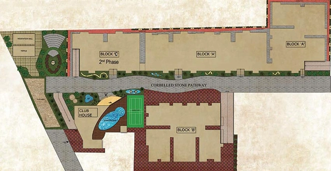 Master Plan of Rajarajeshwari Parasmani Regency in Jayanagar, Bangalore - Image 186234