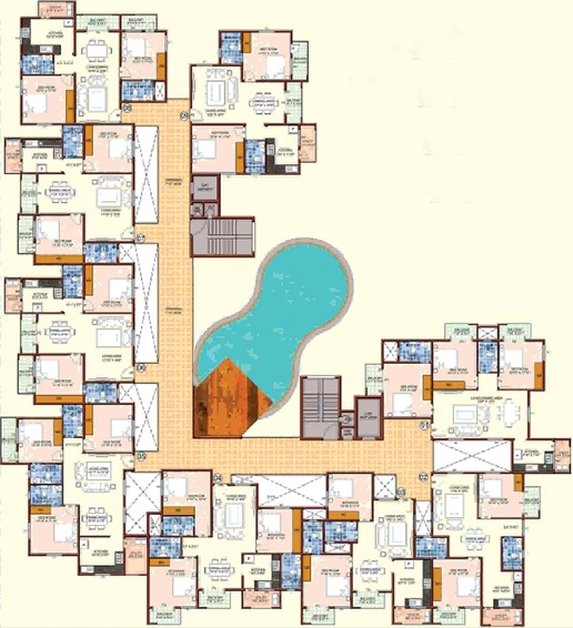 Floor Plan of S2 Homes Avantikaa in Sarjapur Road, Bangalore - Image 186252