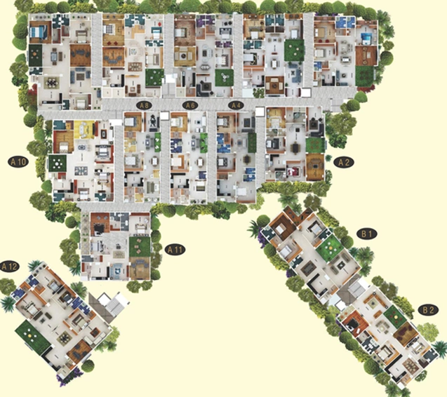 Master Plan of Dream The Valencia in Banjara Hills, Hyderabad - Image 116020