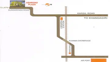 Location of Ajiban Ashirvad Plaza - Image 186369