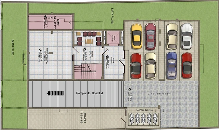 Master Plan of Sri Anisha Pride in Jubilee Hills, Hyderabad - Image 186438