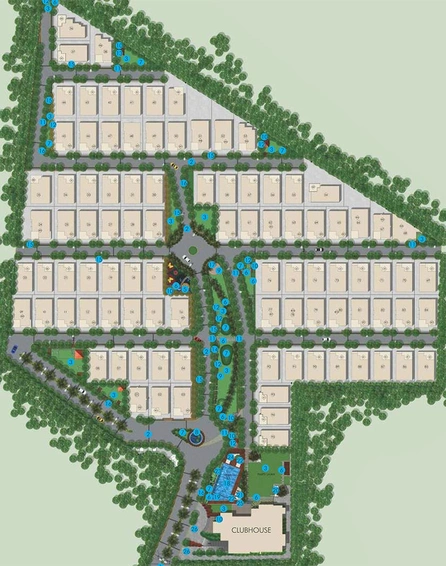 Master Plan of Sri Sreenivasa Esmeralda Fortune in Kondapur, Hyderabad - Image 186472